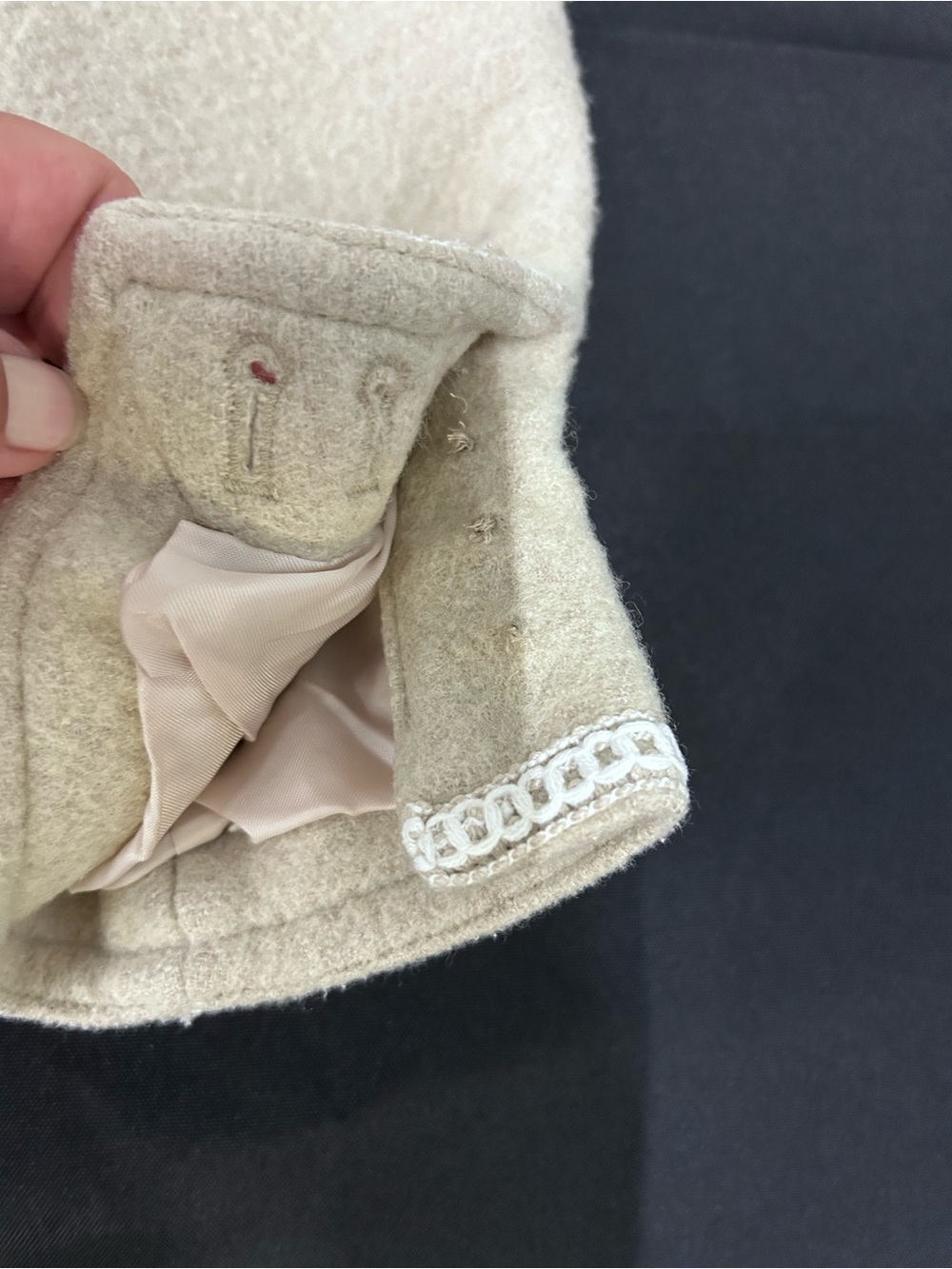 *Flawed RTR Dunst Beige Tweed Boucle Jacket (0444) - Picture 12 of 13